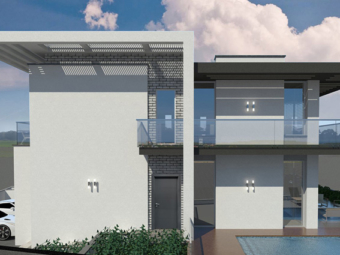 הדמייה של בית מגורים, להבים