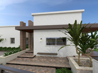 בית בסגנון מודרני, גבעות בר